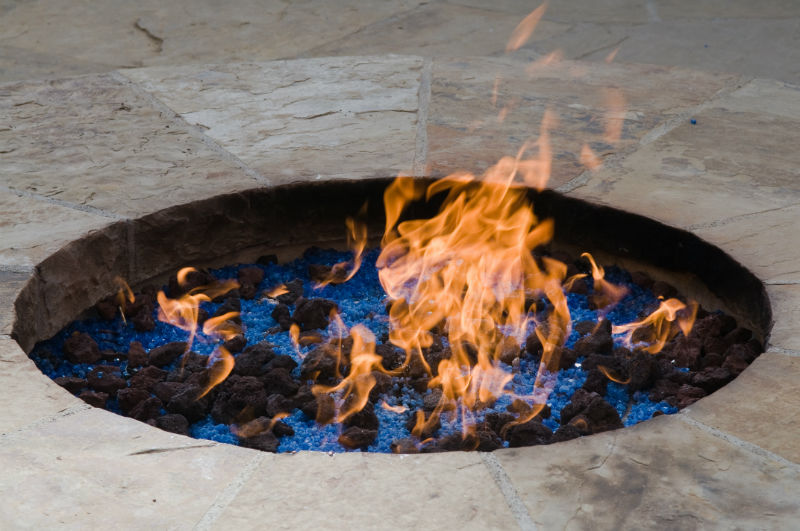 Outdoor Gas Fire Pit - Milford CT - The Cozy Flame
