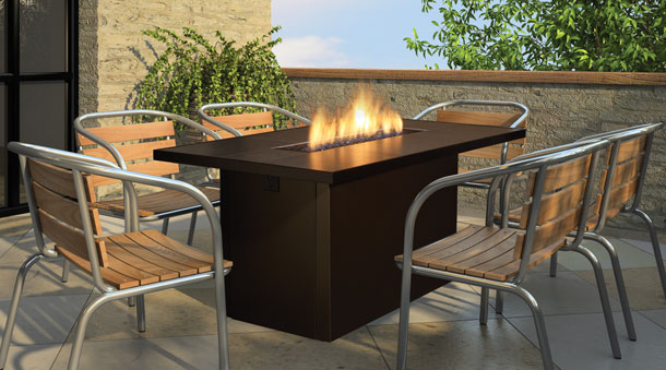Regency Plateau Gas Outdoor Firepit - Milford, CT - The Cozy Flame