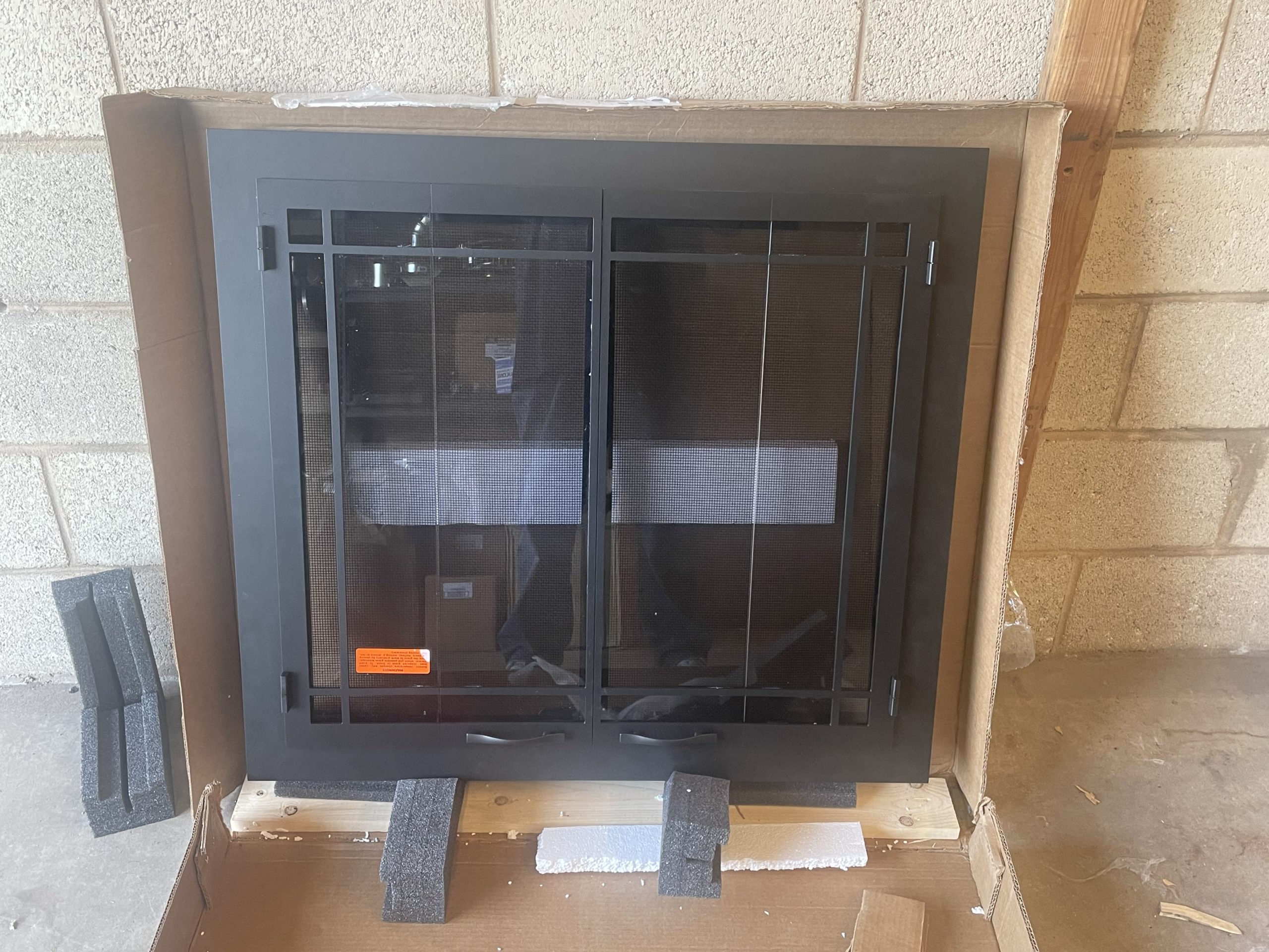 Fireplace Glass Enclosure